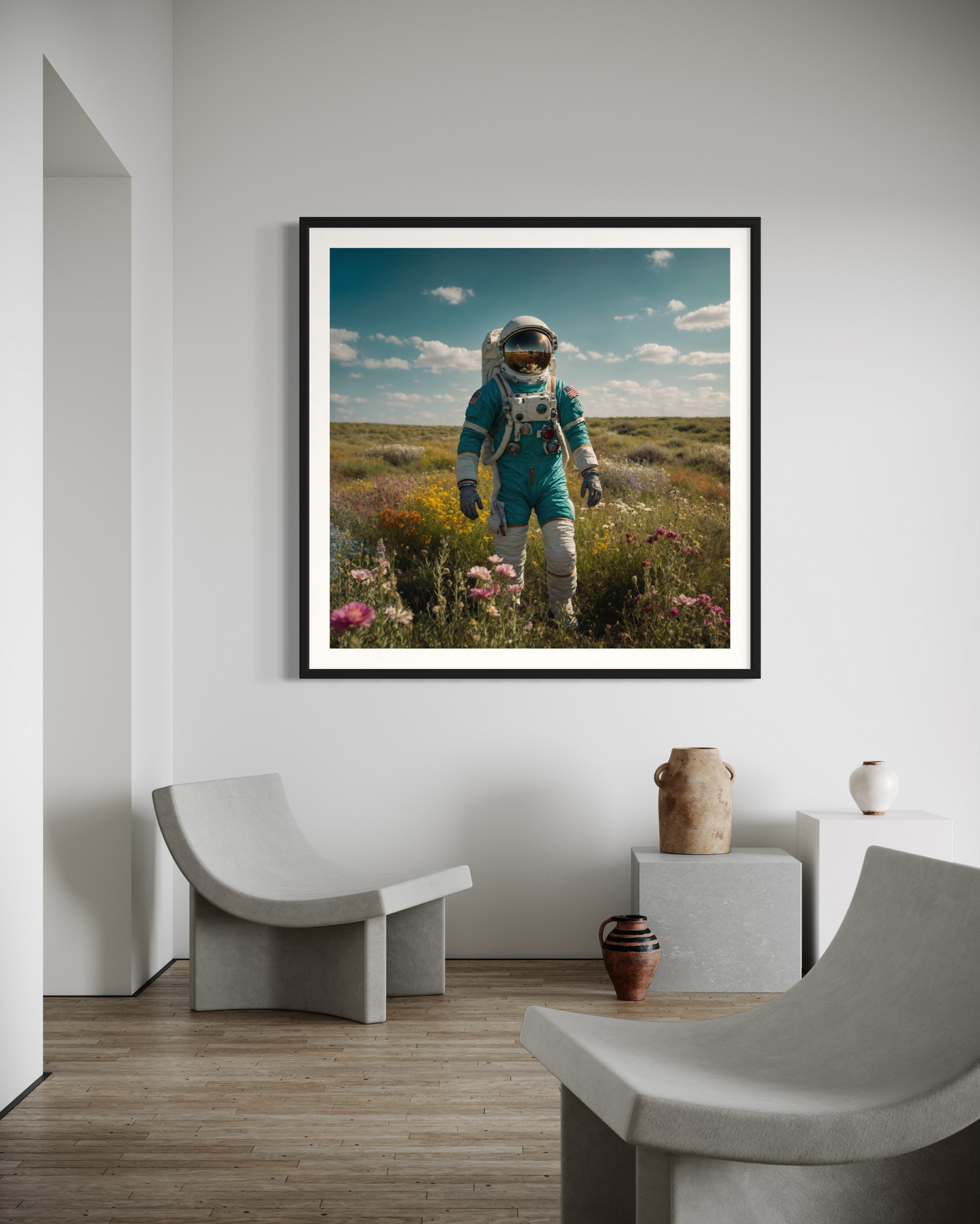 Astronaut in the Meadow