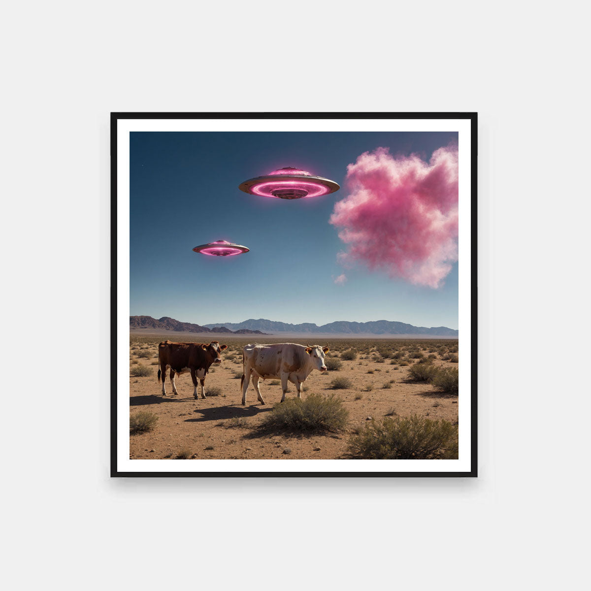 Pink Skies and Flying Saucers